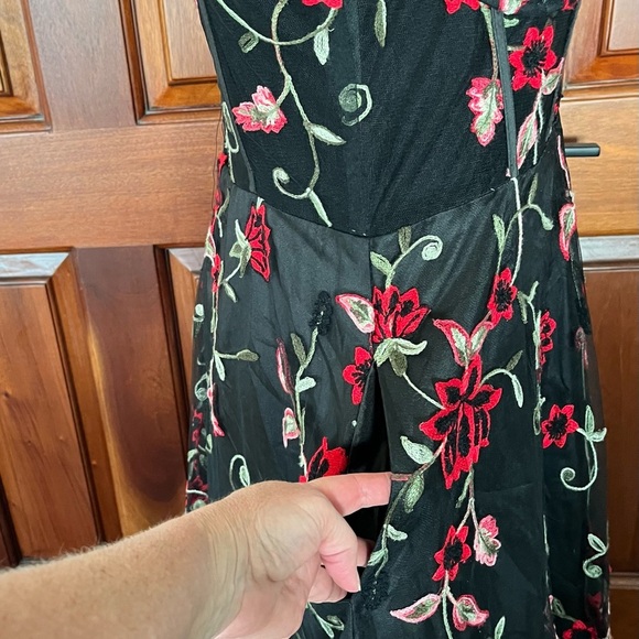 Windsor Katherine embroidered tulle ball gown Prom Corset Bustier Floral 11/12 - Picture 5 of 14